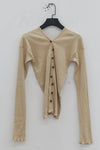 BASERANGE Taff Cardigan TOTVC-RC-WI23 Tan (TOTVC)
